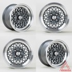 AutoStar Kyoshu 13 x 7 alloys 4x108 et 7 Gunmetal fit Ford Escort Mk1 Fiesta