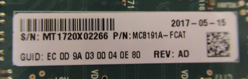 Mellanox MCB191A-FCAT CB191A Single-Port FDR 56Gb/s Connect-IB Infiniband HBA - 第 7/8 張圖片