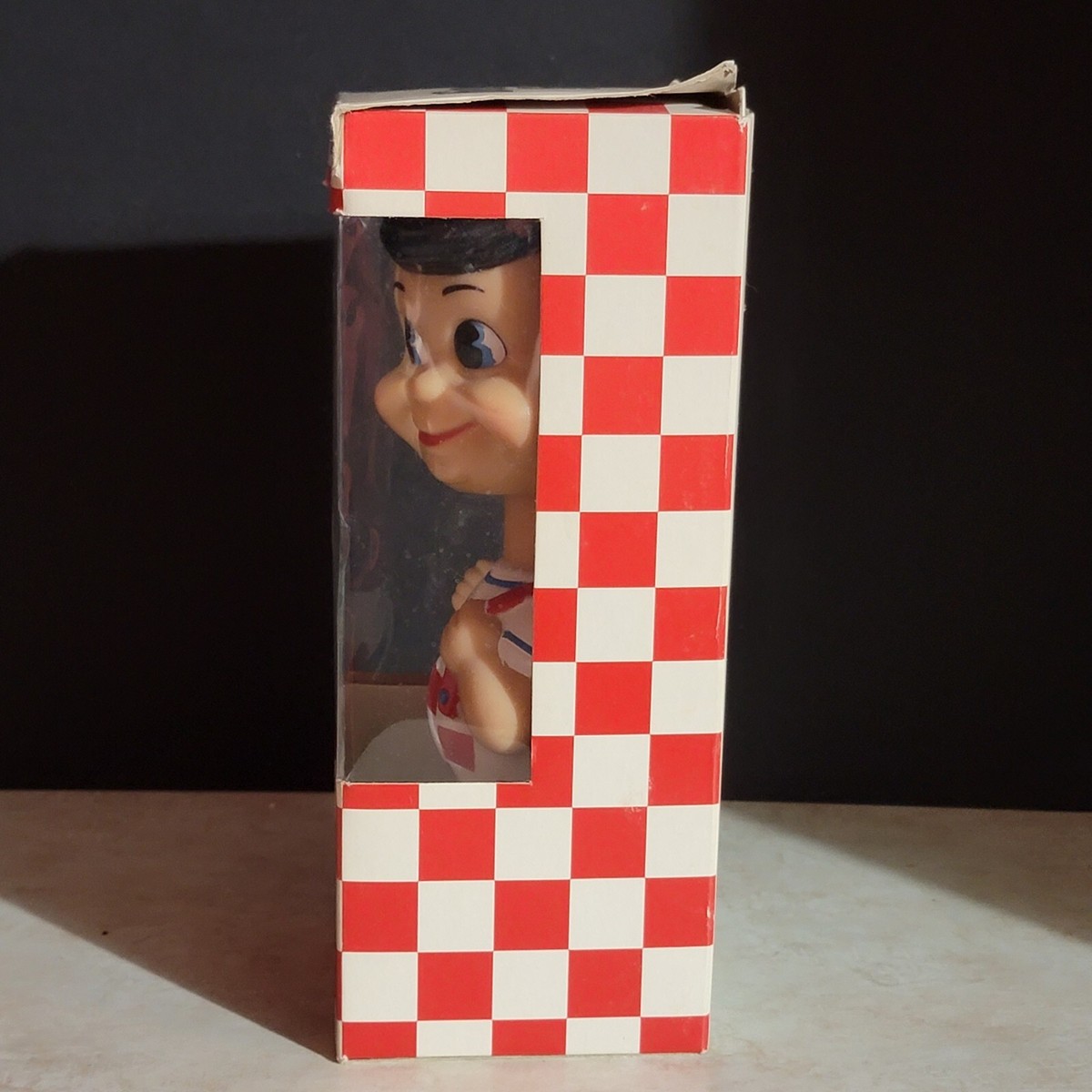 1998 Big Boy Funko Bobble Head White Base W/ Box Used 1998 Big Boy Funko Bobble Head White Base W/ Box Used
