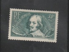 L5827 FRANCE TIMBRE N° Y&T 381 de 1938 " Au Profit des Chomeurs Intellect" NEUF*