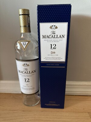 The Macallan Highland Single Malt Scotch Whisky 12 years old Empty bottle & box
