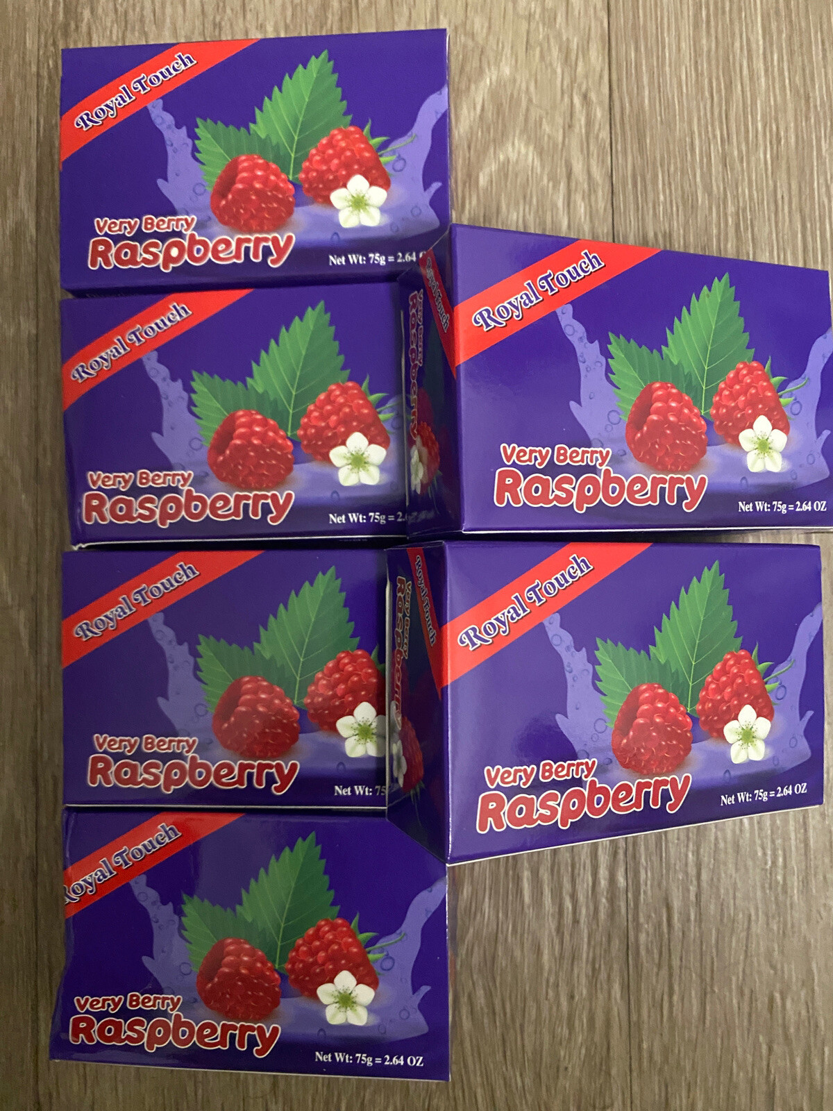 Very Berry Raspberry Royal Touch Very Berry Raspberry Soap { PACK OF 6} 75g EACH FREE ...