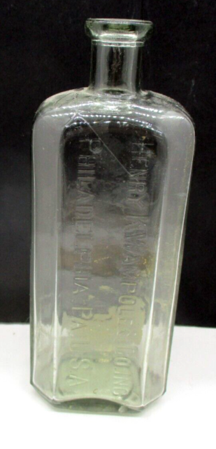 Vintage Henry K. Wampole Glass Bottle Philadelphia Pennsylvania