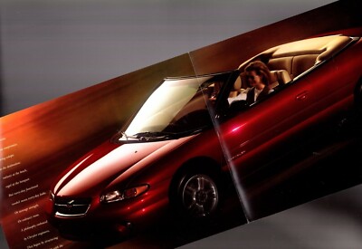 1996 Chrysler SEBRING CONVERTIBLE Sales Brochure with Color Chart