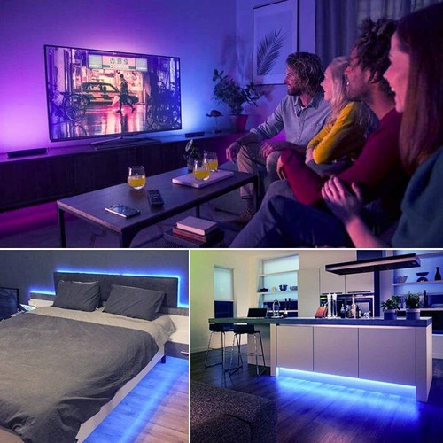 5M RGB Color 2835LED Strip Light Remote IR Control 12VLed Light For Decoration - Picture 64 of 66
