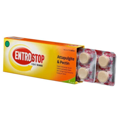 6 Box Entrostop Anti Diarrhea Upset Stomach for Adult and Kids
