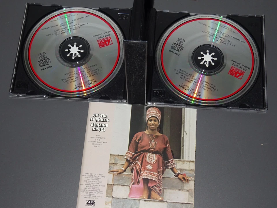 ARETHA FRANKLIN - AMAZING GRACE / GERMANY 2-CD-BOX-SET (CD'S MINT-) - Bild 2 von 2