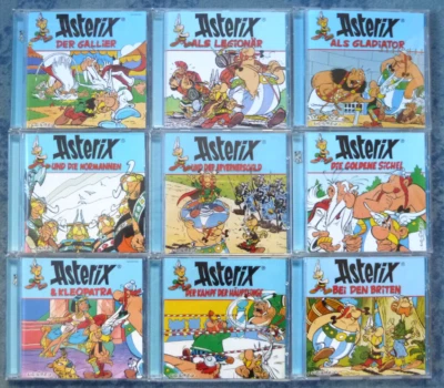 9x Asterix Hörspiel: Kleopatra Normannen Gladiator Legionär Gallier Briten u.a. - Bild 1 von 2