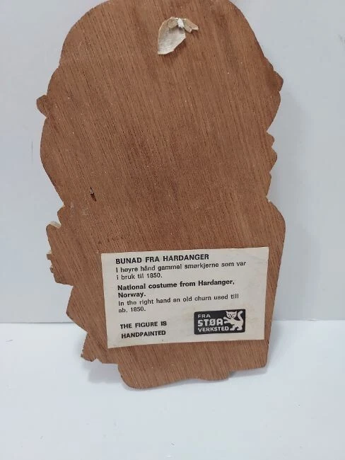 Vintage Wooden Handmade Note Pad From Norway - Image 3 of 4