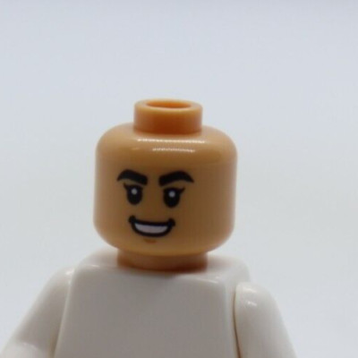 HEAD -NOUGAT DUAL Gritted Teeth Open Mouth Smile 21337 LEGO  Minifigure Part