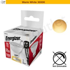 Energizer LED MR16 GU5.3 Bulbs 3.9w = 25w 4W = 35W Spot Light Lamp 3000k/4000k
