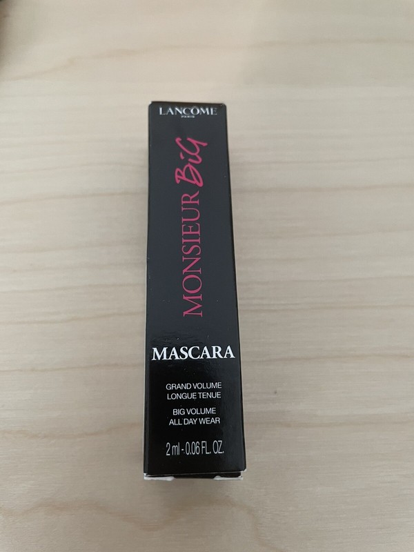Lancome Monsieur Big Mascara Mini Size 2 mL  New With Box~fresh