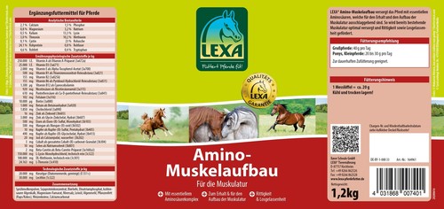 LEXA Amino-Mineral 25 Kg – Mineralfutter Für Pferde Mit Muskelaufbau