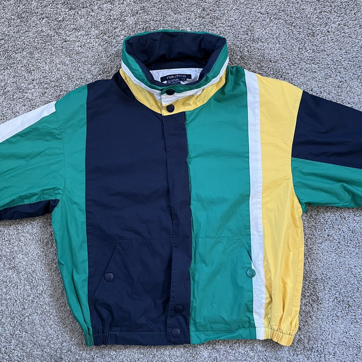 🔴Nautica Jacket Size Large Multiple Colors Rare 90's Vintage