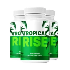 3-Pack Tropical Rise Capsules, TropicalRise for Male Performance - 180 Capsules