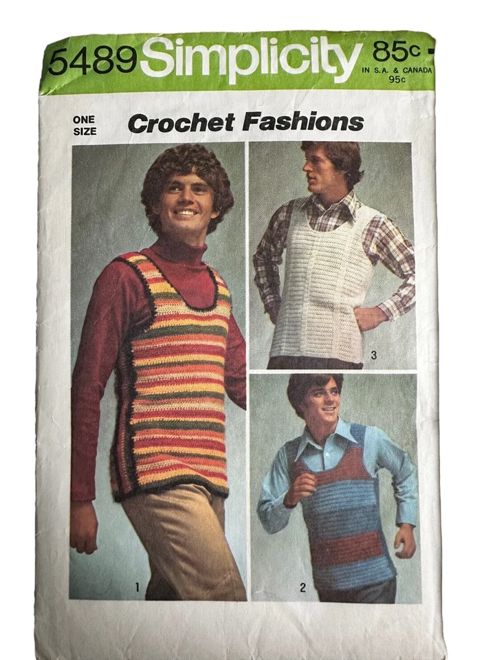 Lot 11 Simplicity Crochet Macrame Embroidery Patterns Vintage DIY Crafts - Image 3 of 4