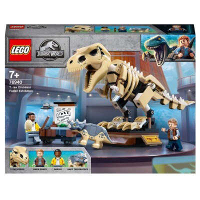 メル76940 LEGO Jurassic World: T. rex Dinosaur Fossil Exhibition (76940) for