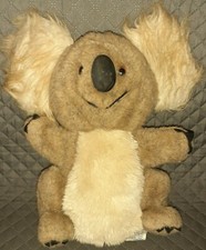 Rare Vintage Dakin 1987 12" Koala Hand Puppet Stuffed Plush Toy Doll