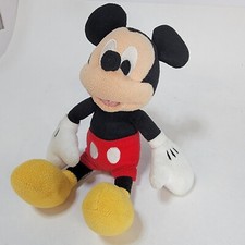 Disney Store Mickey Mouse Bean Bag Soft Plush Doll Toy 9" Doll Toy