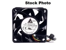 Delta FFR0612DHE 12V 3.3A 6CM 6038 Double Ball 4-wire Server Cooling Fan NOS