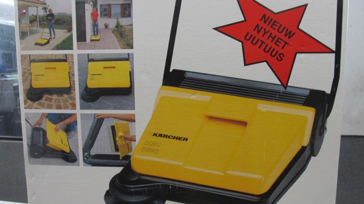 KARCHER 箱無し NEW Karcher 1.766-110 KM550 Large area Floor Sweeper. ITALY FREE