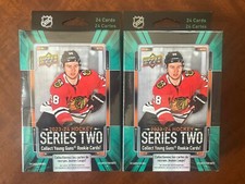2023-24 Upper Deck Series 2 Hockey 🏒 Hanger Box Lot x2 New Factory Sealed
