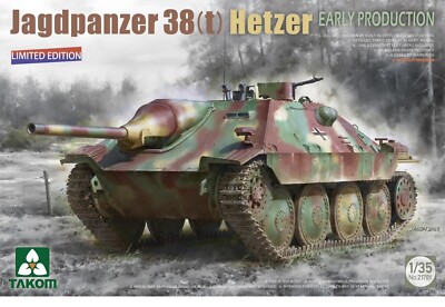 Takom 1/35 Jagdpanzer 38(t) Hetzer Early Prod.  LE (w/o Interior) #2170X USA 