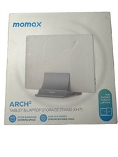 MOMAX Vertical Laptop Stand Holder Arch Gravity Auto Locking Holder Storage Dock