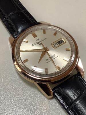 07430977　〇 SEIKO Sportsmatic 5 セイコー スポーツマチック5 Deluxe 25石 7619-7040 デイデイト 自動巻き 腕時計 1965 Seiko Sportsmatic Deluxe 7619-7010