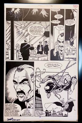 Amazing Spider-Man #305 pg. 16 by Todd McFarlane 11x17 FRAMED Original Art Print