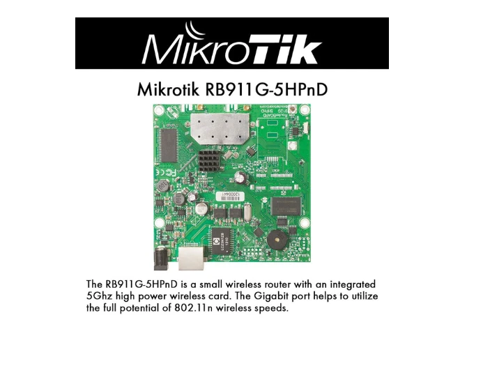 Mikrotik RB911G-5HPnD RouterBOARD Wireless Router With An Integrated card OLS3 - Image 3 of 3