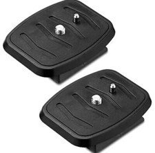 2 Pieces Tripod Quick Release Plate Tripod Adapter Mount Camera Tripod Adapte...