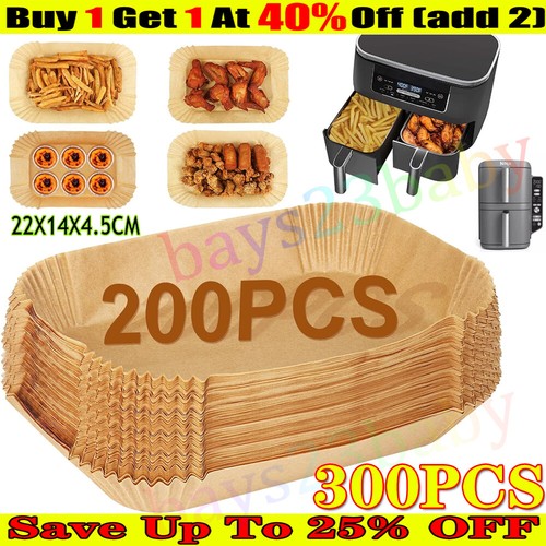 300X Air Fryer Disposable Paper Liners Non-Stick Parchments For Ninja SL400UK