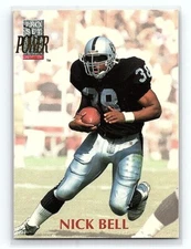 1992 Pro Set Power Nick Bell Los Angels Raiders #38