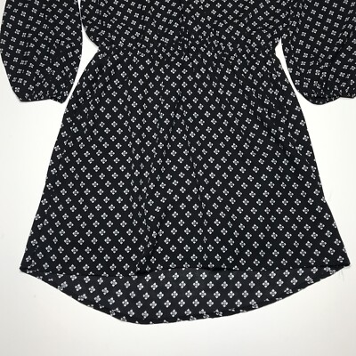 express black shirt dress Express Design Studio Sleeveless Ruffle Button Neckline Black Shirt Dress  Size 6
