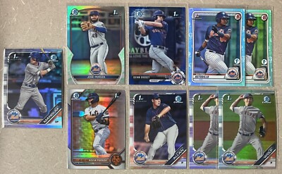 New York Mets Bowman Chrome Draft 1st Refractor Lot INVESTMENT  