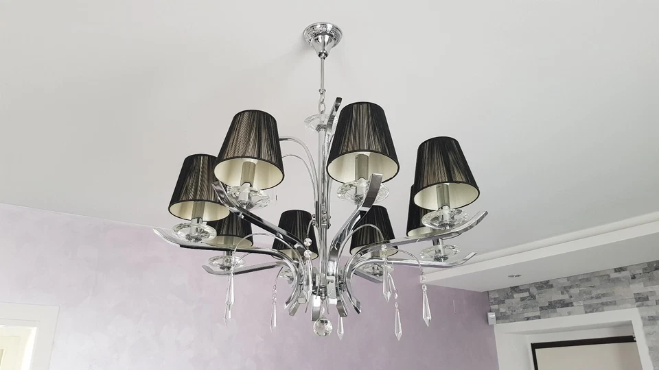 Lampadario elegante ideal lux 8 luci - Immagine 2 di 4