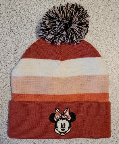 Disney Minnie Pull-On Hat Pom Beanie 