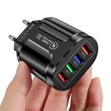 EU US Plug Portable LED Power Supply Adapter Fast Quick Charger USB Transformer