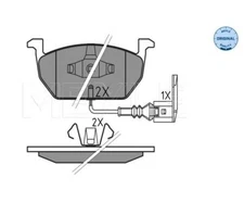 Brake pad set, disc brake Meyle 0252203517 for VW Seat