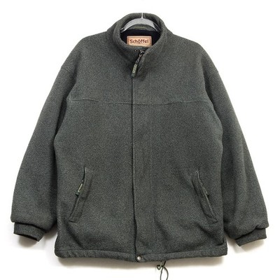 Schoffel Rutland Fleece Jacket Large Gore Windstopper Polartec Green Coat