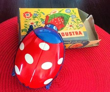 Ancien jouet mécannique Joustra + Boîte Années 50-Réf. 1016 COCCINELLE  NEUF