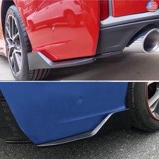 2PCS Universal Car Spoiler,Rear Bumper Lip Body Canard Diffuser Spoilers Black