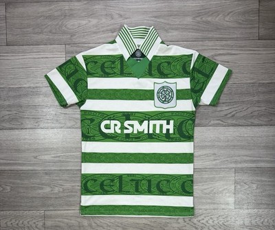 Celtic 1996 #7 LARSSON Retro Football Shirt Soccer Jersey Official
