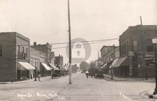 Street View Main St., Orion MI Michigan #1 RPPC Photo Postcard COPY