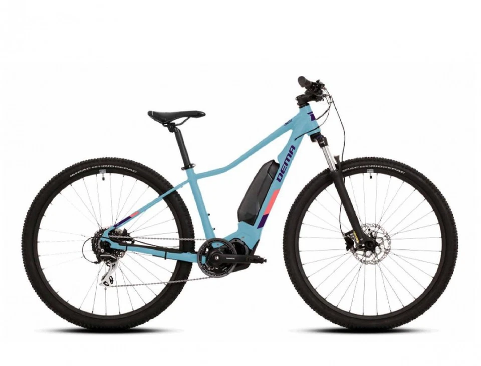 Dema Omega 29" 10 Fach 2022 Damen E-Mountainbike /Aluminium SM/17.5" Blau/Violet