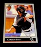 Carlton Fisk 1992 Leaf Baseball #303 Chicago White Sox National Baseball HOF