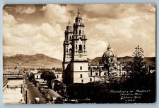 Morelia Michoacan Mexico Postcard Cathedral and Madero Avenue c1910 RPPC Photo