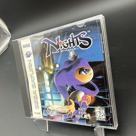 Nights Into Dreams... (Sega Saturn, 1996) CD CASE; NO MANUAL PRISTINE CONDITION