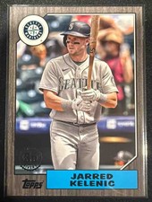 2022 Topps Jarred Kelenic /299 Black SP Parallel #T87-42 Mariners 1987 Topps